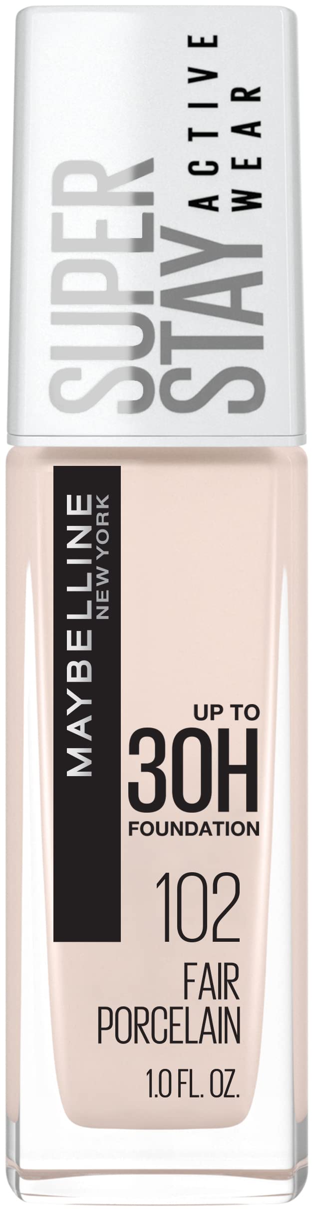Maybelline Super Stay foundation bottle with a matte finish for all-day wear