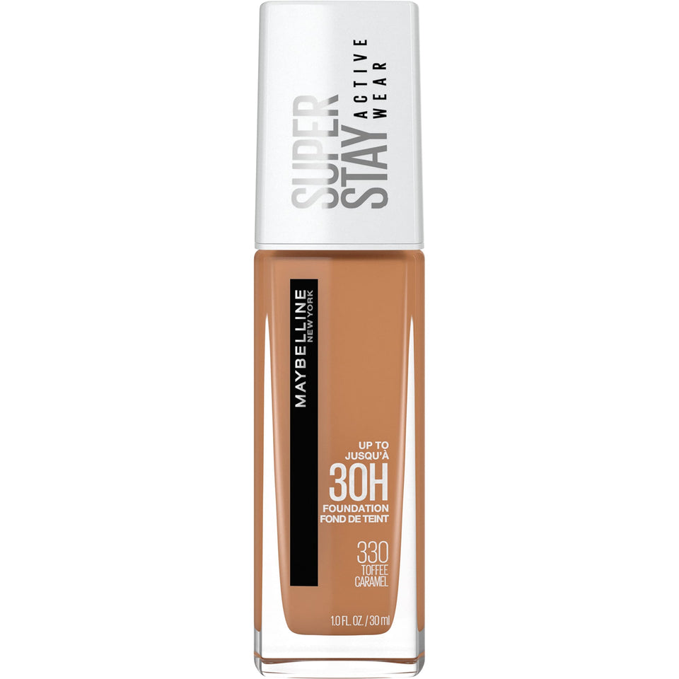 Maybelline Super Stay foundation bottle for long wear.