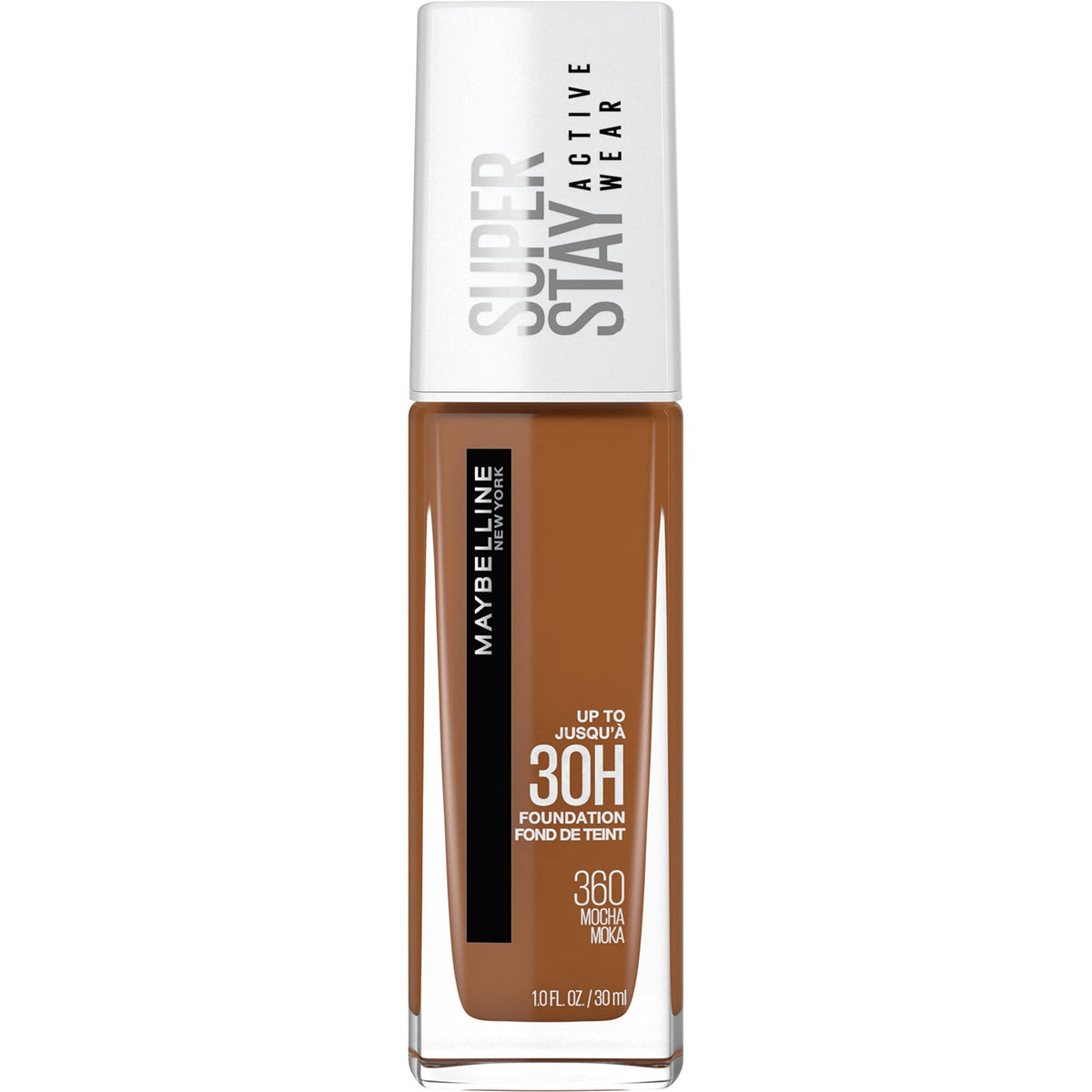 Maybelline Super Stay mocha bottle, ideal for all-day wear and matte finish