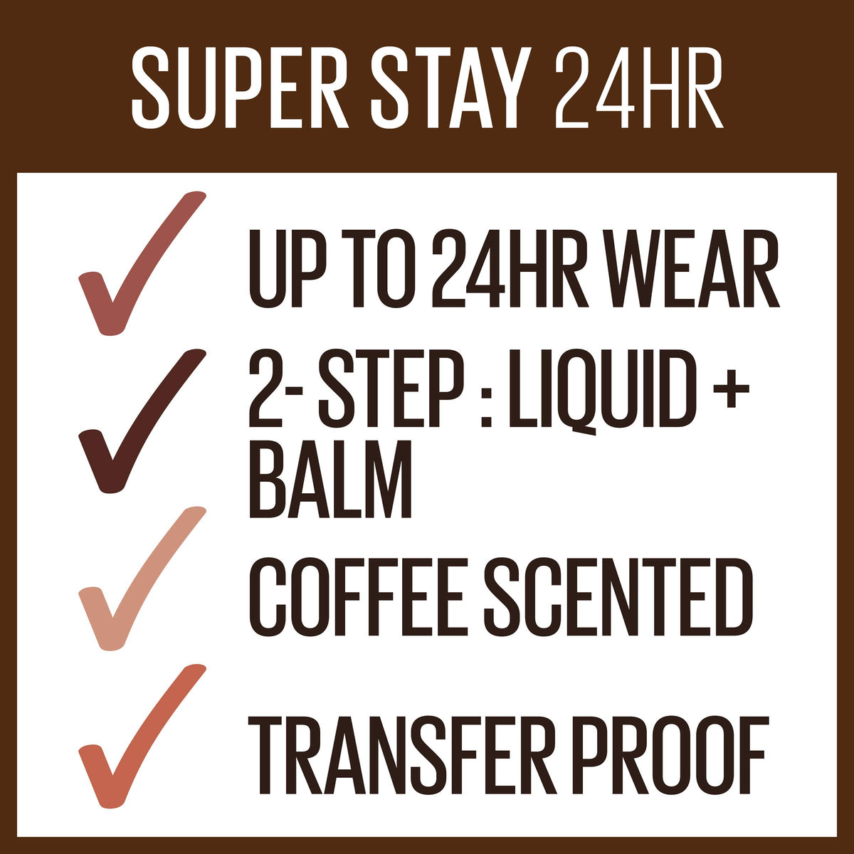 Maybelline SuperStay 24 lip balm hydrates and protects lips.
