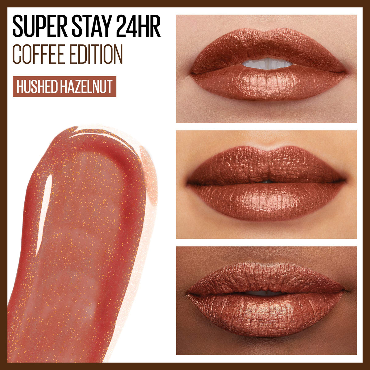 Maybelline SuperStay 24 balm included for moisture lock.