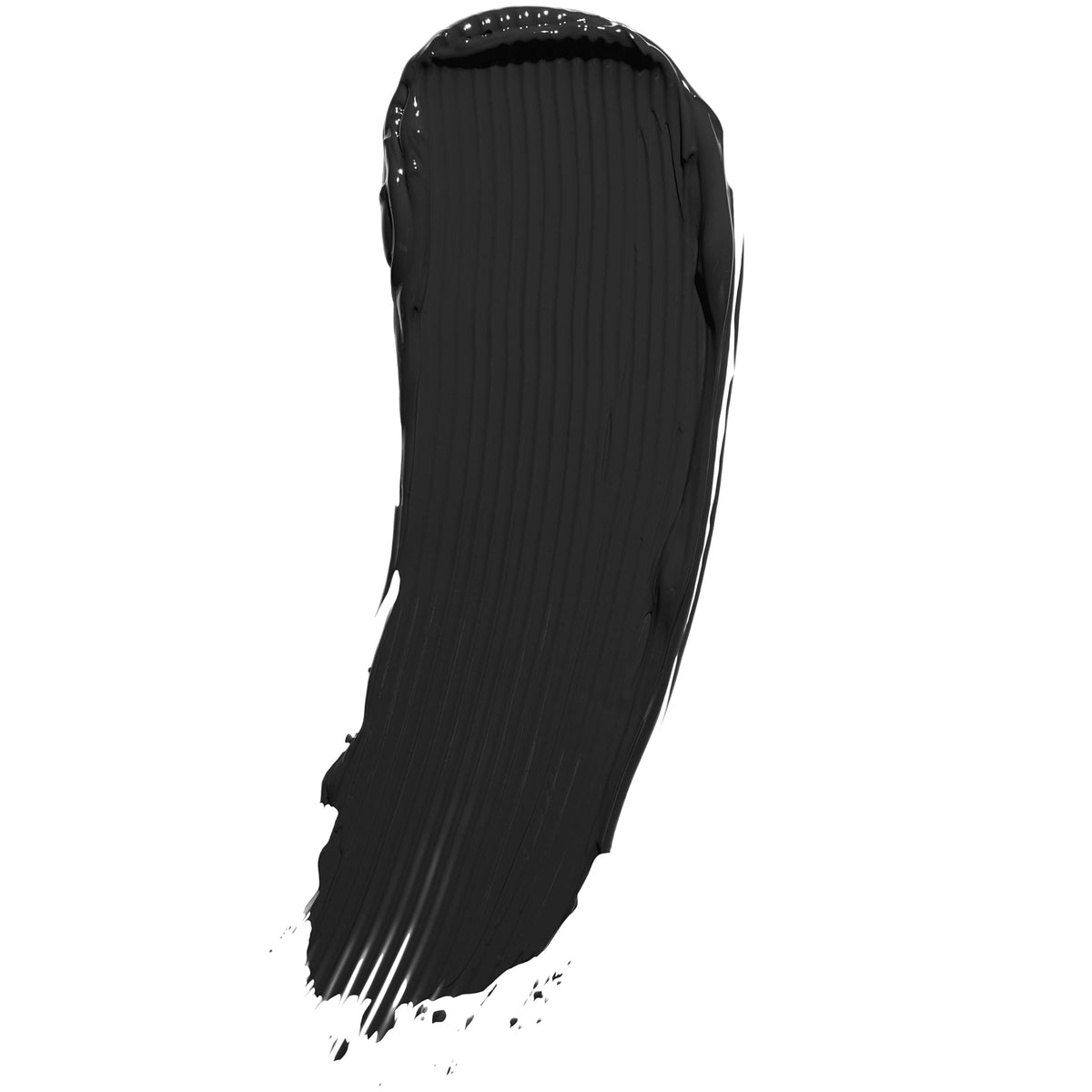 Maybelline Total Temptation Waterproof Mascara in Very Black on lashes for dramatic definition.