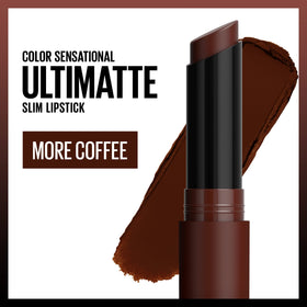 Maybelline Ultimatte More Cedar lipstick with warm cedar shade and matte finish