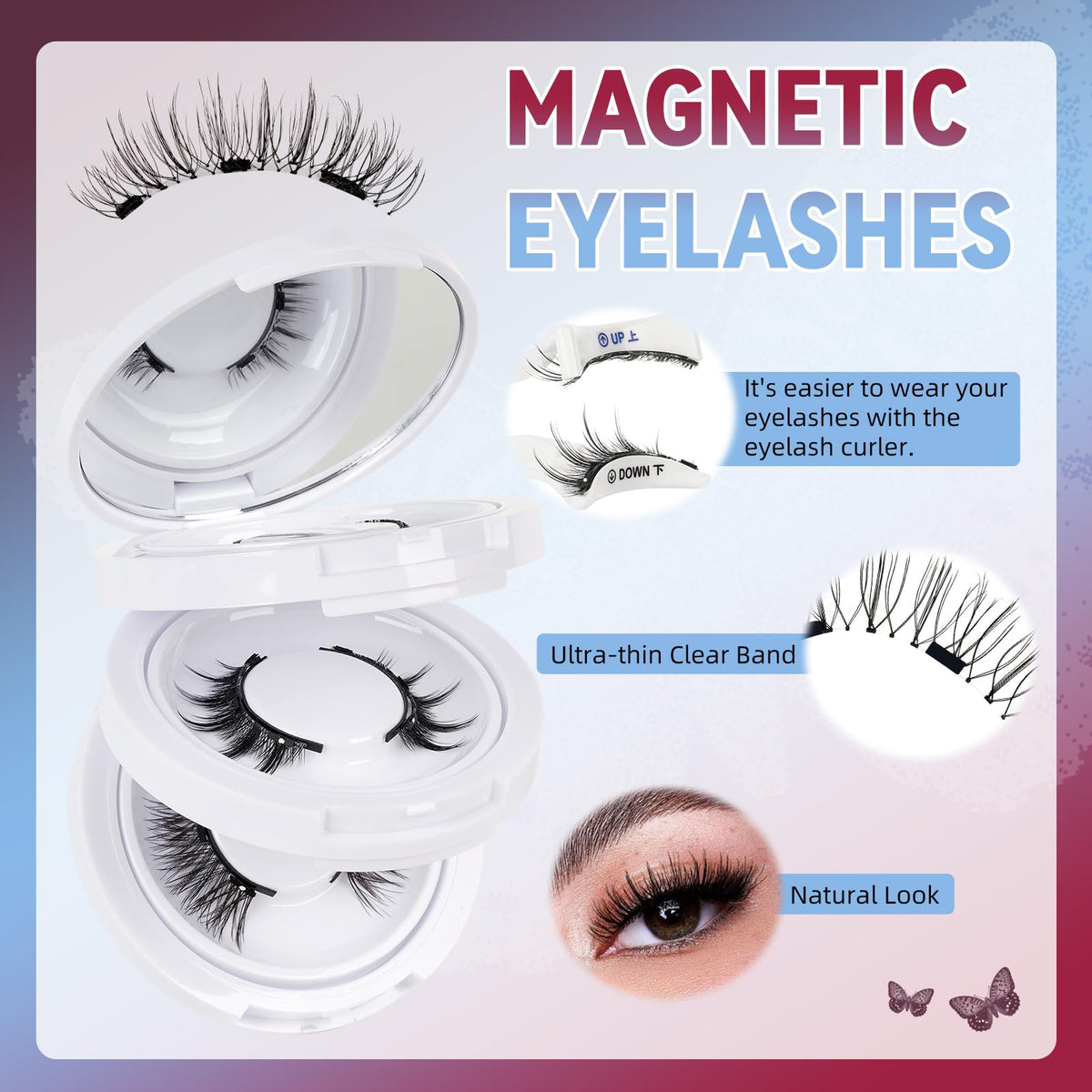Mayhug travel case keeps lashes secure on trips.