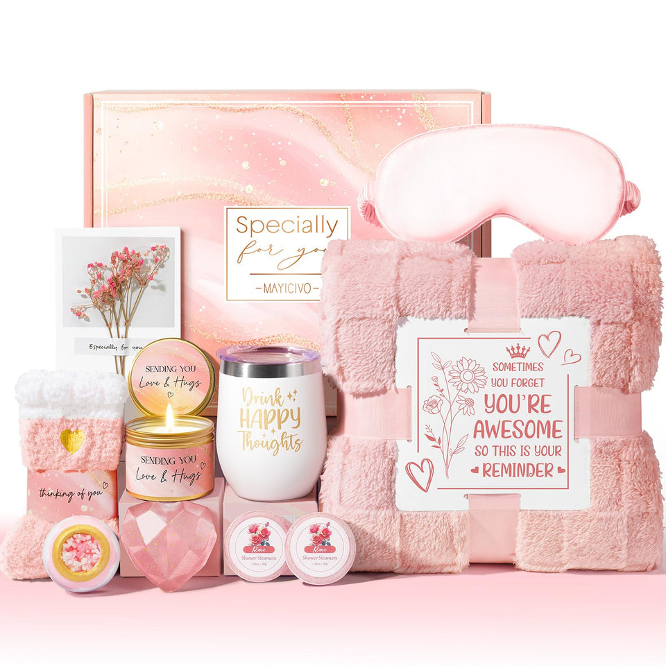 MAYICIVO luxury flannel blanket for warm, comforting self-care moments