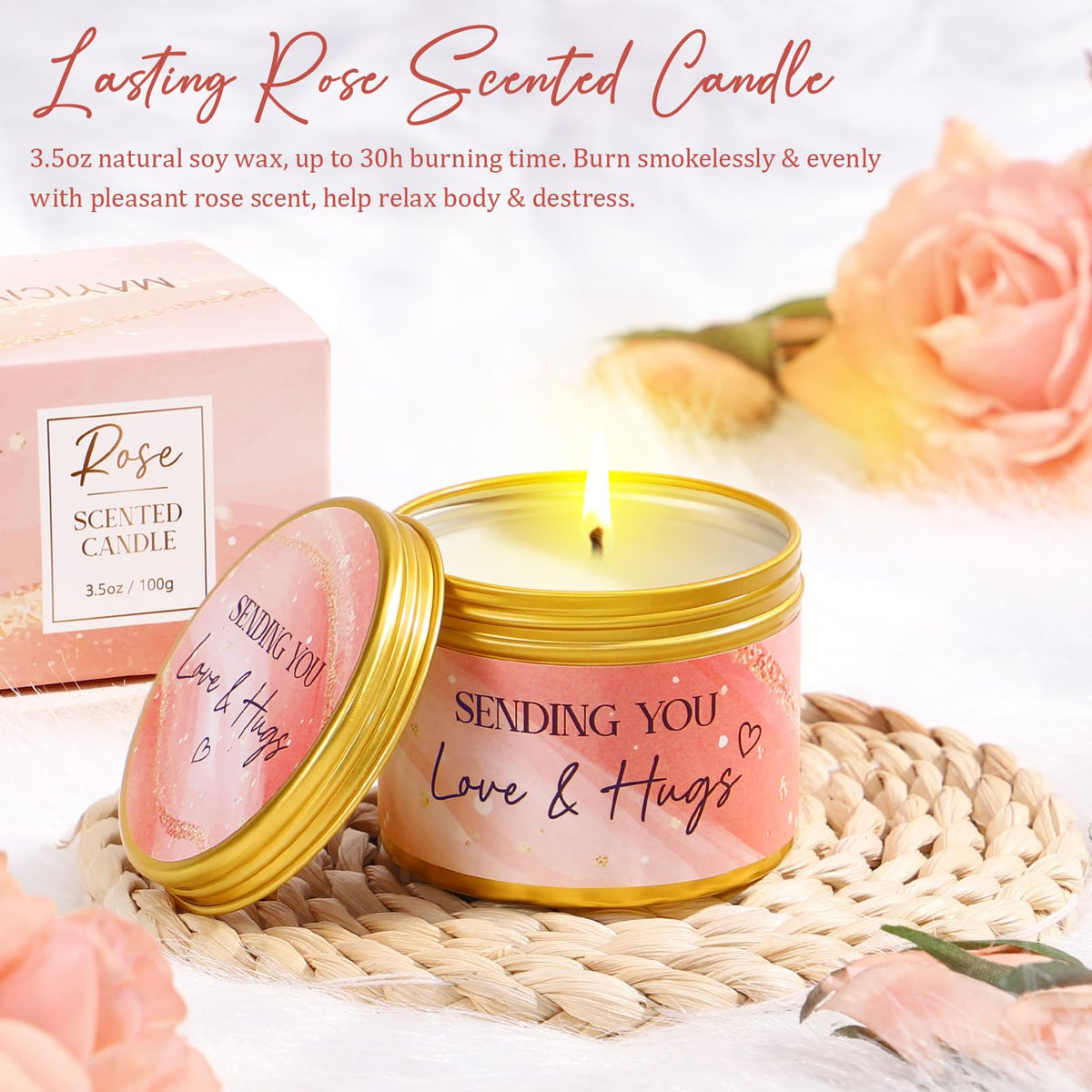 MAYICIVO rose shower steamers spark a spa-like shower escape