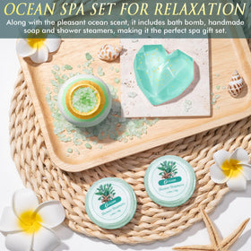MAYICIVO silk eye mask from spa gift basket for gentle rest