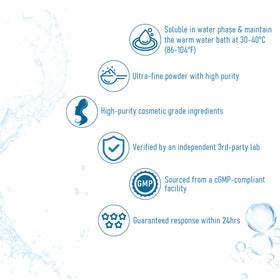 MAYKER Adenosine powder DIY batch setup, additive-free ingredient.