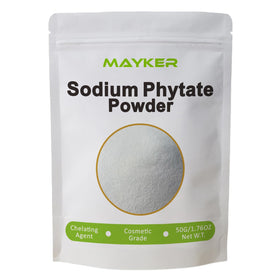 MAYKER Sodium Phytate Powder dissolves readily in water-based formulas for stable serums.