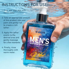 MAYLOR refreshing-scent bottle captures long-lasting fragrance after shower.