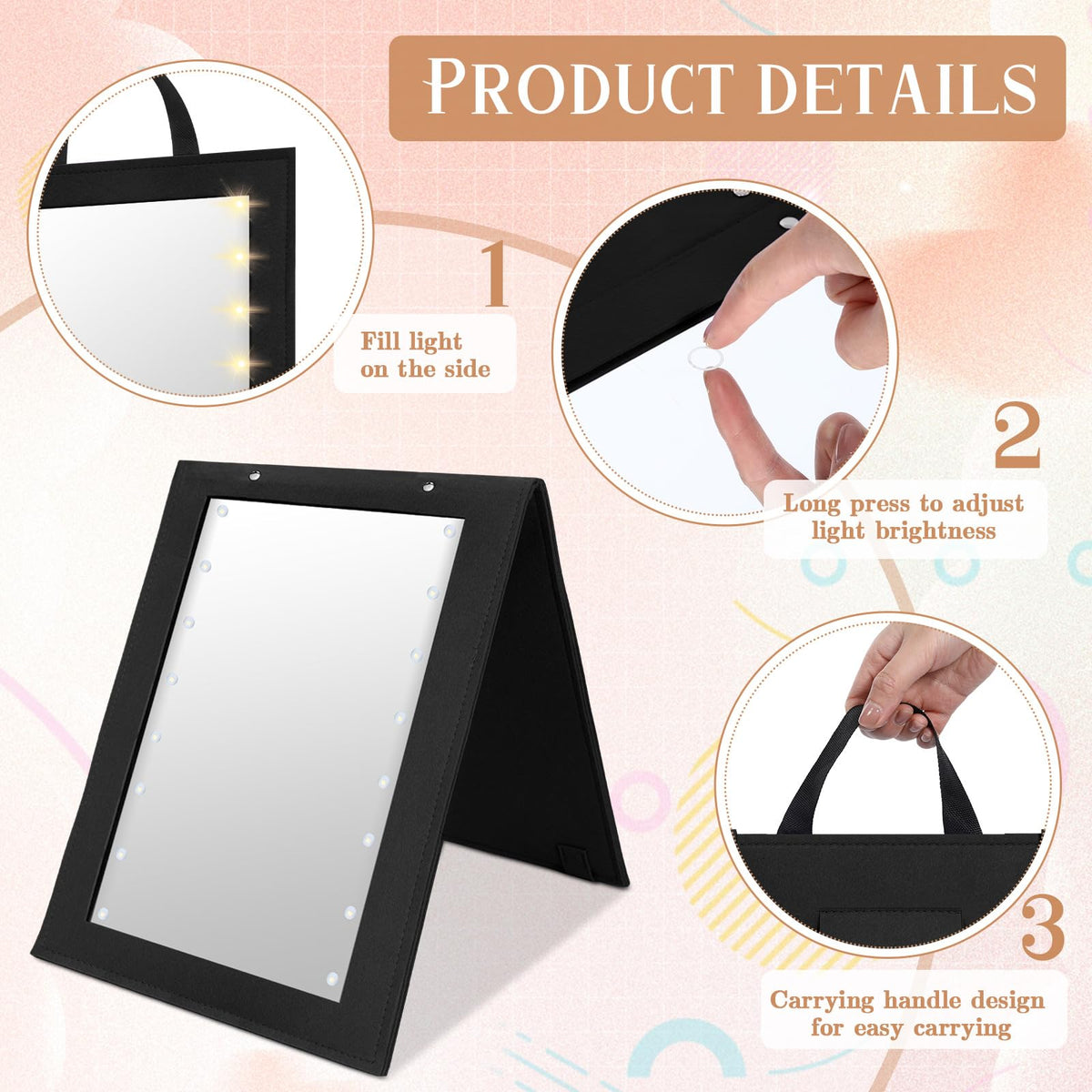 Maysing acrylic durable mirror for long-lasting use and dust protection.