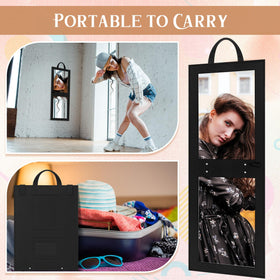 Maysing full-length mirror with double-sided illumination for precise checks.