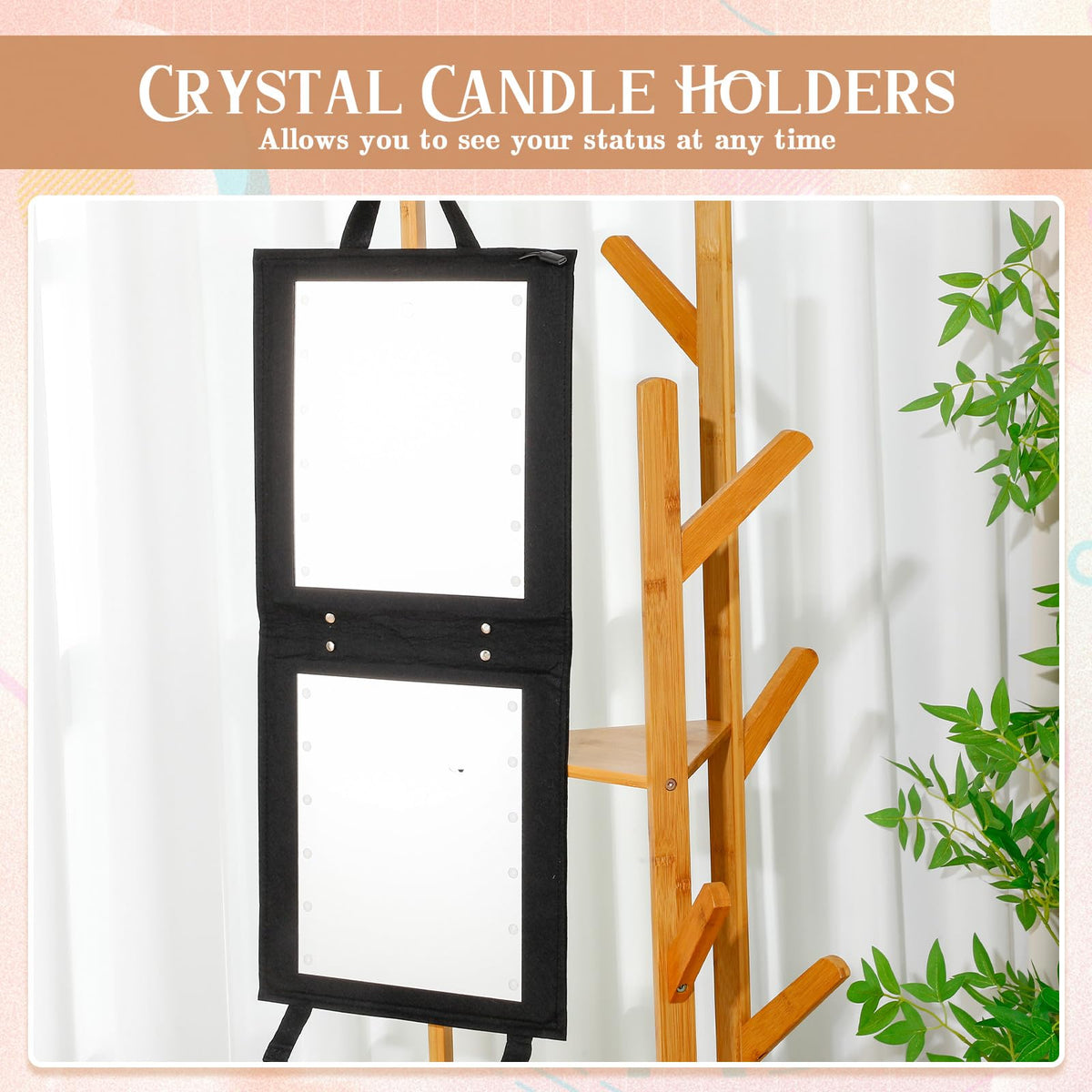 Maysing versatile mirror for home, hotel, studio, or backstage spaces.