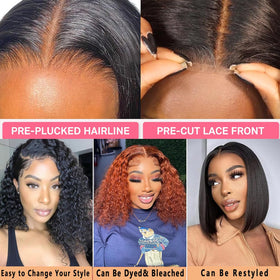 Maytune curly bob wig ideal for parties and travel