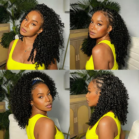 Maytune Half Wig beginner-friendly installation and versatile styling options.