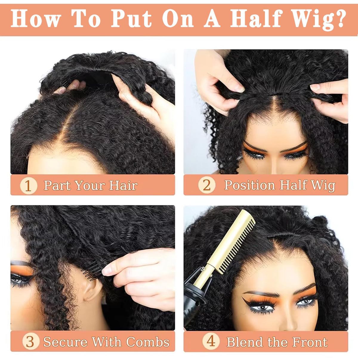 Maytune 3-in-1 no glue design protects the scalp and looks natural.