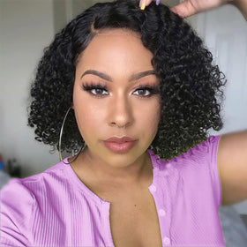 Maytune wear and go glueless bob wig with 4x4 closure for quick styling