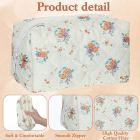 MBAIYO interior with elastic loops and mesh pockets keeps cosmetics organized.