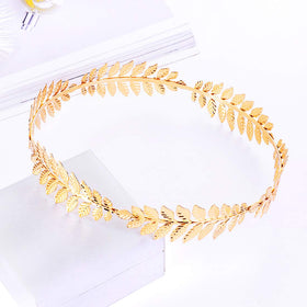 M&C Music Color gold hair clip provides subtle shine and hold