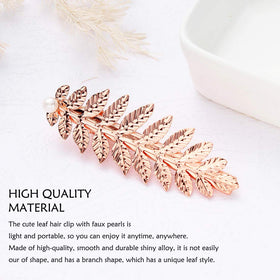 M&C Music Color gold leaf hair comb adds secure sparkle