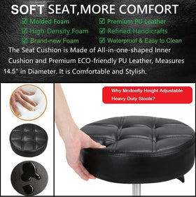 McDooFly aluminum 5-star base provides sturdy, durable support.