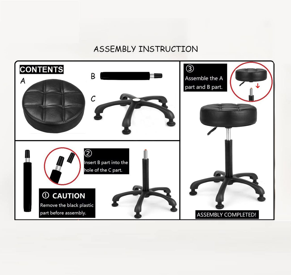 McDooFly seat diameter 14.5 inches offers roomy comfort.