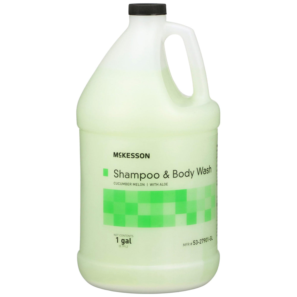McKesson body wash bottle-gallon for bulk daily cleansing in clinics and homes.