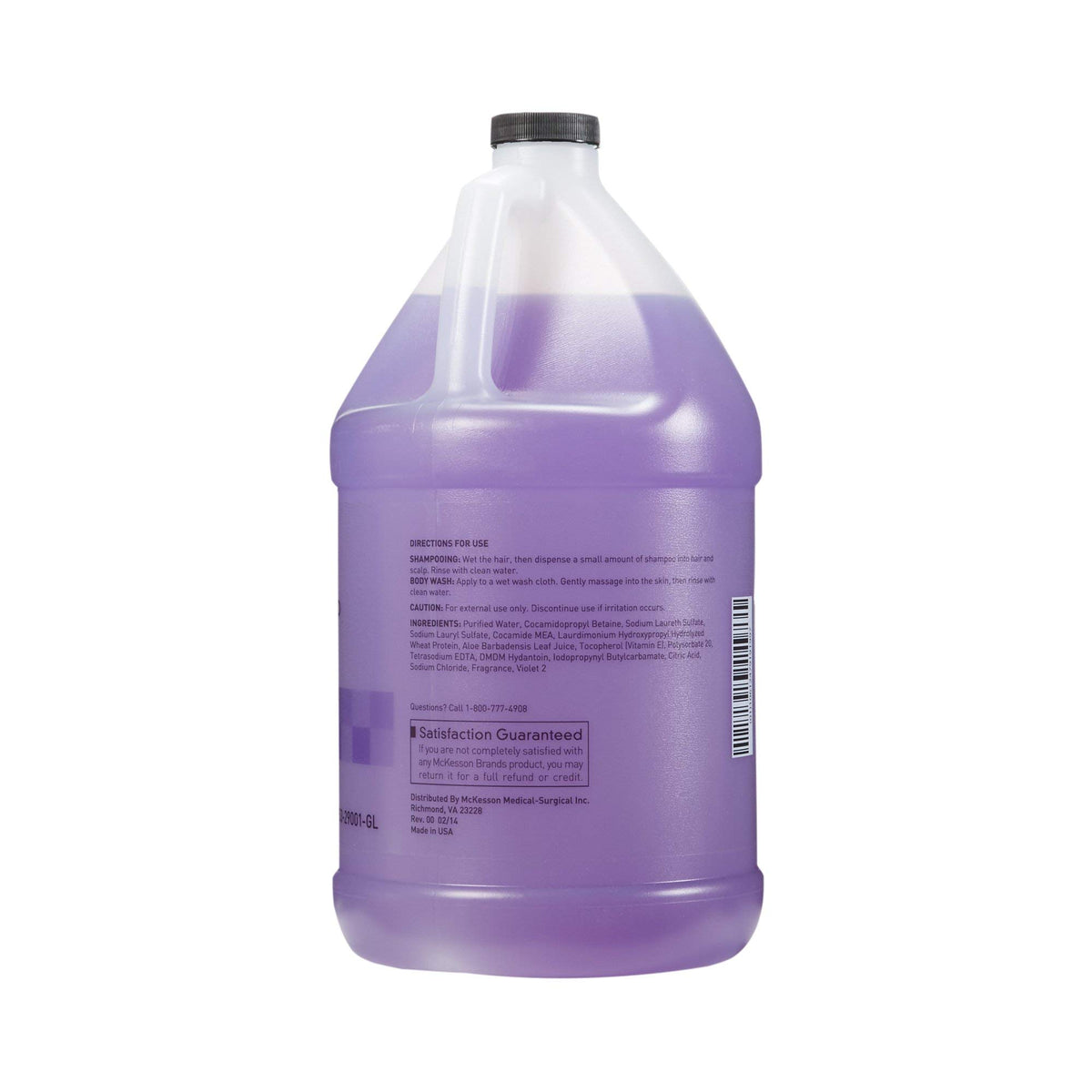 Facility-ready bottle on shelf highlights easy refill-friendly design.