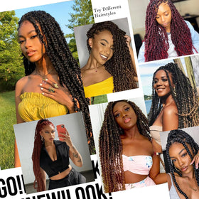 MCNJM Pre-looped crochet braids simplify installation and save prep time.