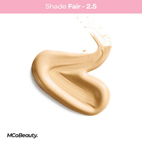 Dotted highlighter touch on the cheekbone with Flawless Glow