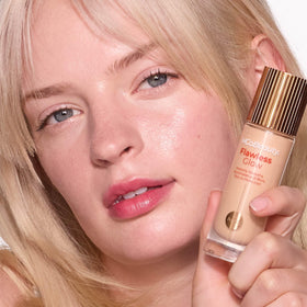 MCoBeauty Flawless Glow mixed with foundation for radiant coverage