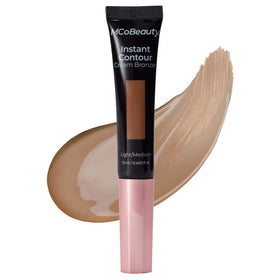MCoBeauty Instant Contour Bronzer bottle with light to medium shade for natural definition.