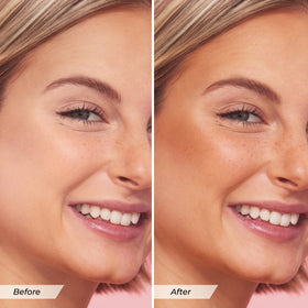 Soft natural finish contour by MCoBeauty adds warmth and depth.