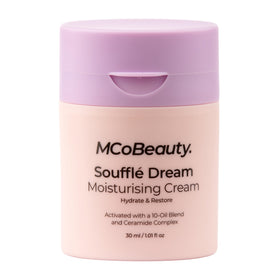 MCoBeauty Soufflé Dream Moisturizer whipped texture swirls for lightweight hydration
