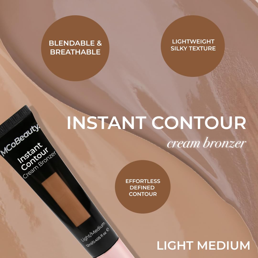 Compact design from MCoBeauty ideal for on-the-go touch-ups and travel.