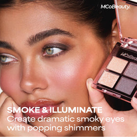 MCoBeauty Cheeky Chat centre lid Rose Gold Shimmer brightens the eye