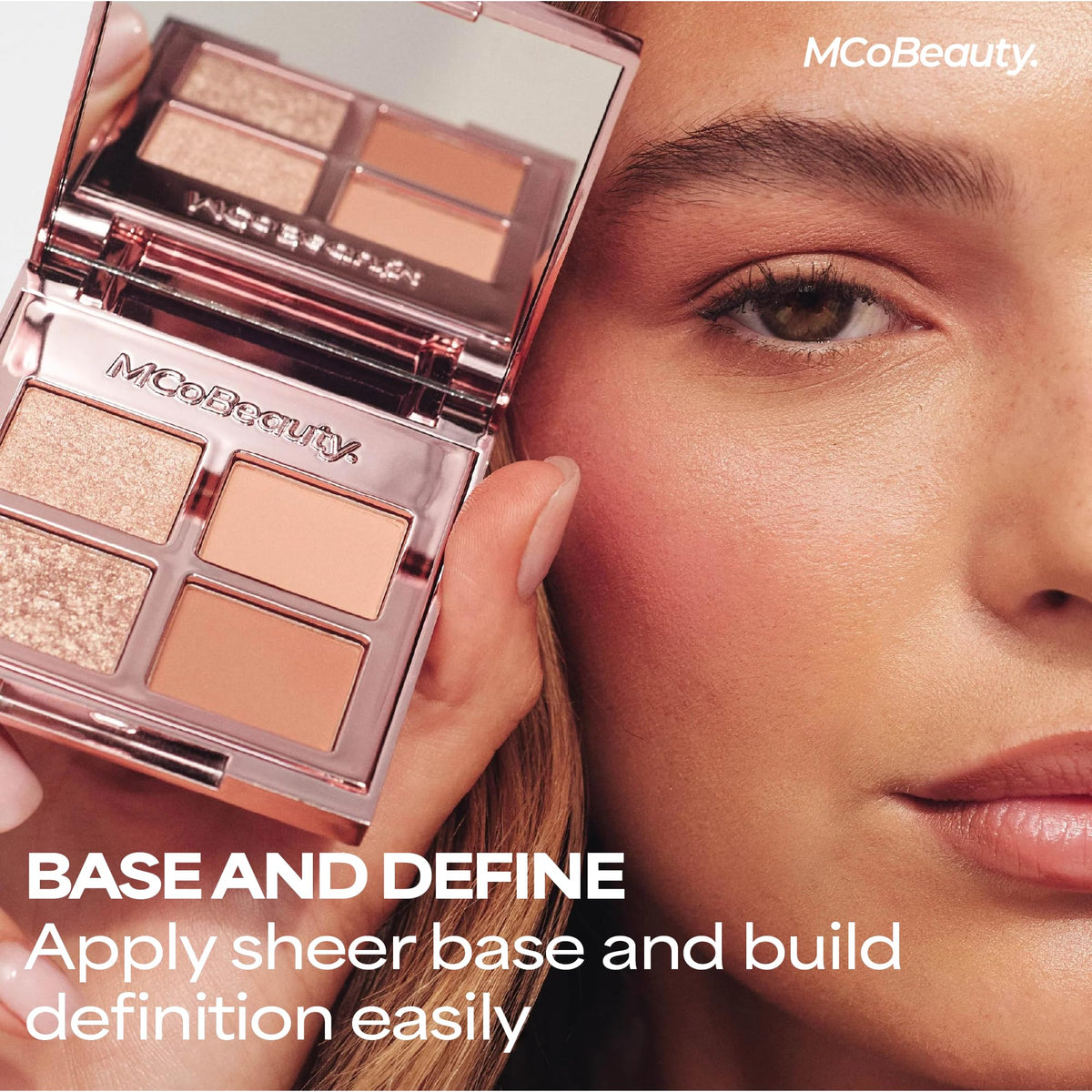 MCoBeauty Cheeky Chat crease Dusky Rose Matte adds defined depth
