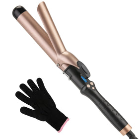 MCODON Curling Iron with 1 1/4 inch barrel for smooth, long-lasting waves.
