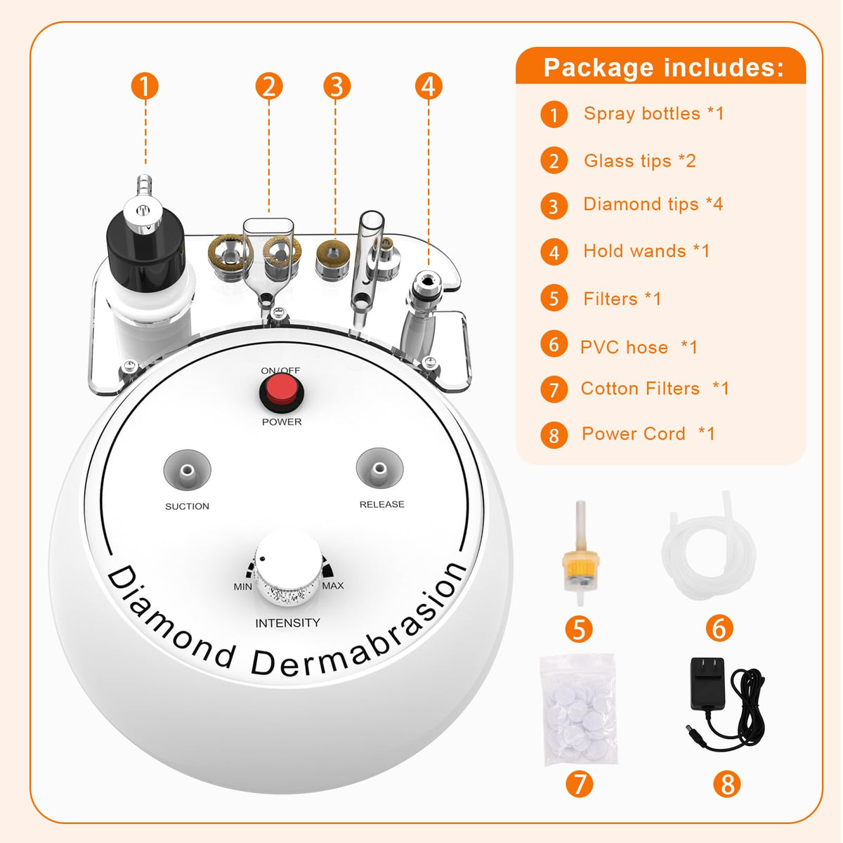 mcwdoit Diamond Microdermabrasion Machine gift-ready packaging.