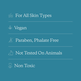 MDacne vegan plant-based formula badge emphasizes clean, cruelty-free skincare