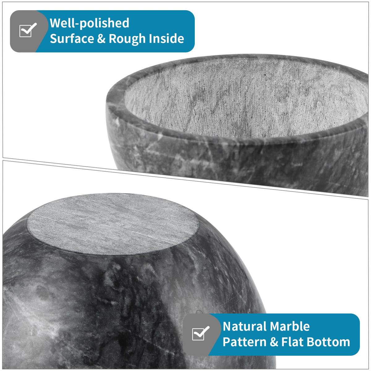 MDLUU Marble Shaving Bowl heat retention keeps lather warm during shave