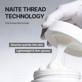 MDP+ Premium Collagen Naite Thread Neck Cream in the décolleté area for improved texture.