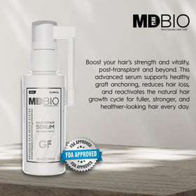MD Plus Bio Professional Hair Care packaging display for premium scalp care routine