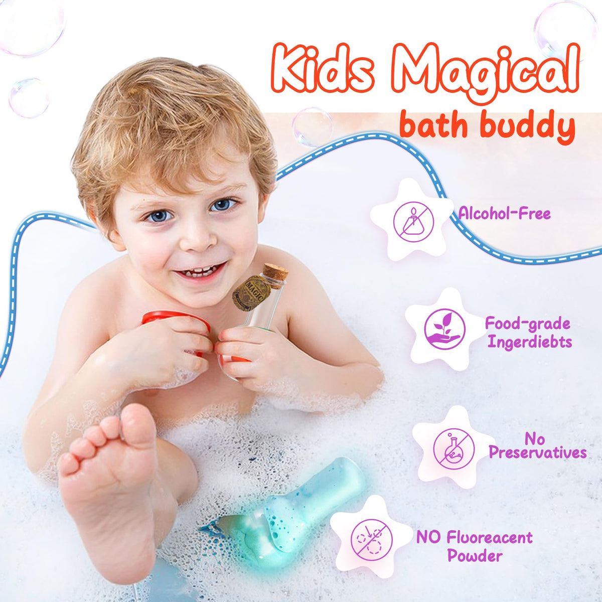MeCids colors do not stain surfaces, easing cleanup after playtime.