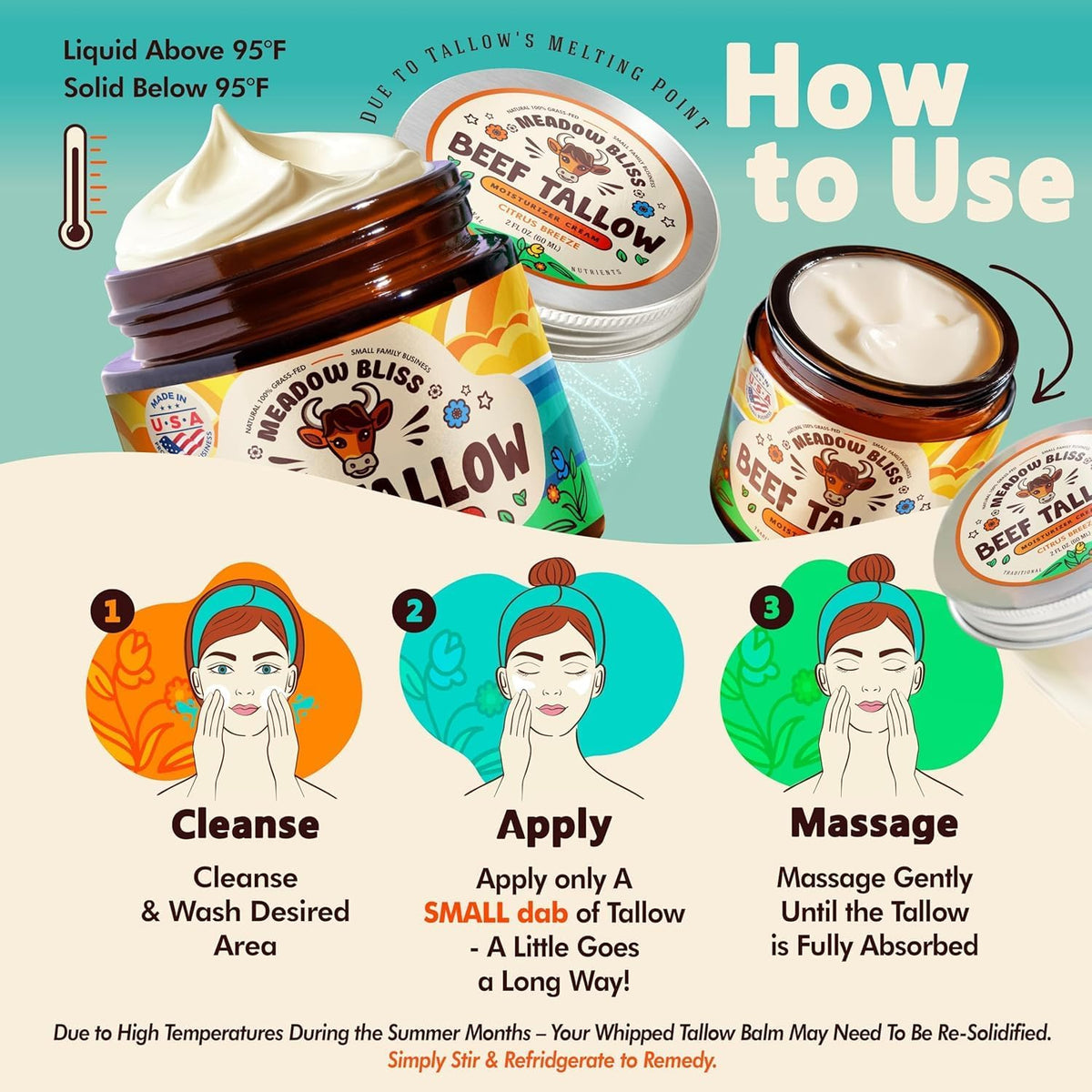 Meadow Bliss fragrance-free formula emphasizes clean scent and purity