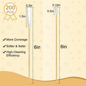 Meanhoo absorbent cotton tips provide reliable cleaning