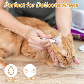 Meanhoo long cotton swabs for versatile pet care tasks