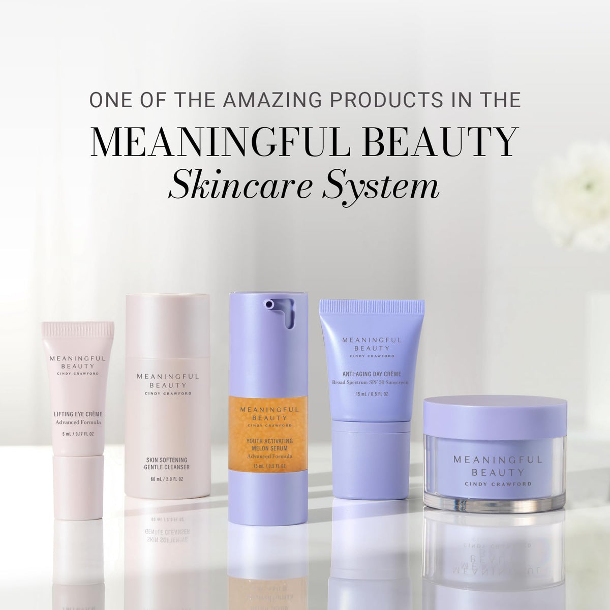Meaningful Beauty use-in-daily-routine close-up shows wash and massage technique.