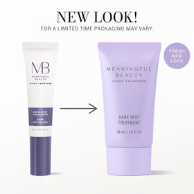 Meaningful Beauty dark spot correcting treatment applied to a spot on the skin
