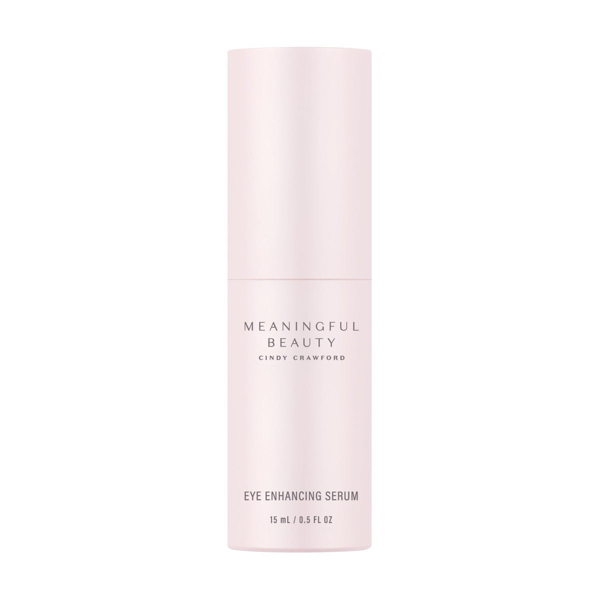 Meaningful Beauty Eye Enhancing Serum bottle close-up showing travel-friendly packaging for on-the-go hydration.